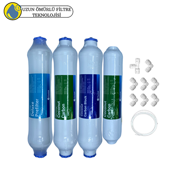 Pemax Water Solutions Fluxtek Kapalı Kasa Su Arıtma Cihazlarına Uluslar arası Sertifikalı 4'lü Filtre