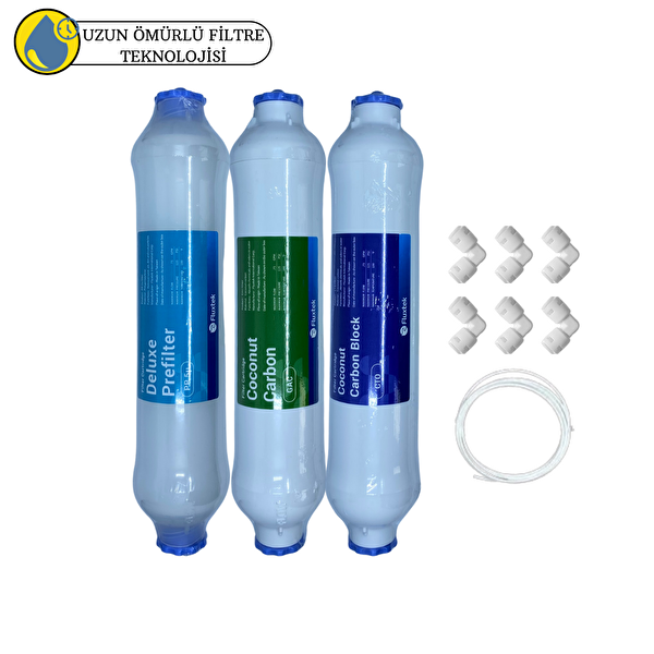 Pemax Water Solutions Fluxtek Kapalı Kasa Su Arıtma Cihazlarına Uluslar arası Sertifikalı 3'lü ön Filtre