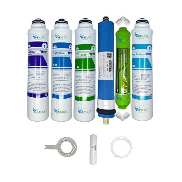 Pemax Water Solutions Kapalı Kasa Su Arıtma Cihazlarına Tak Çevir 6'lı Vontron Mebran Alkali-Tatlandırıcı