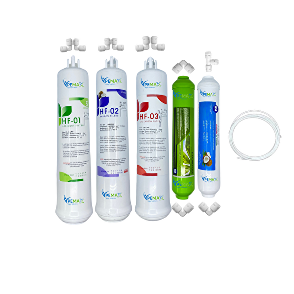 Pemax Water Solutions Kapalı Kasa Su Arıtma Cihazlarına HFT 5'li Mebransız Alkali -Tatlandırıcı