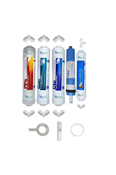Pemax Water Solutions Kapalı Kasa Su Arıtma Cihazlarına STDMAX 5'li Pallas Mebran Mineralli Tatlandırıcı