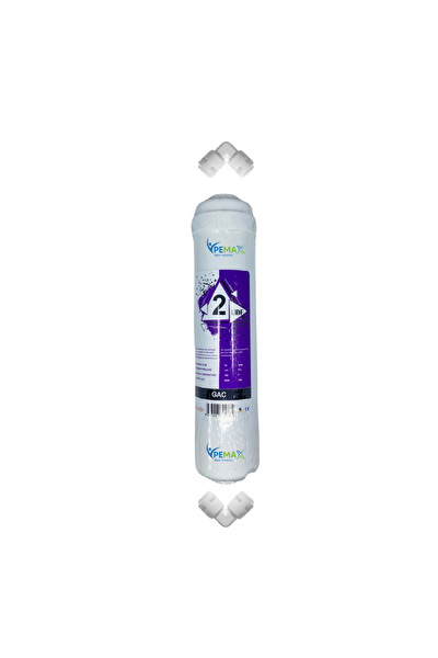 Pemax Water Solutions Kapalı Kasa Su Arıtma Cihazlarına Uygun 2. Aaşama STD Gac Karbon Filtre