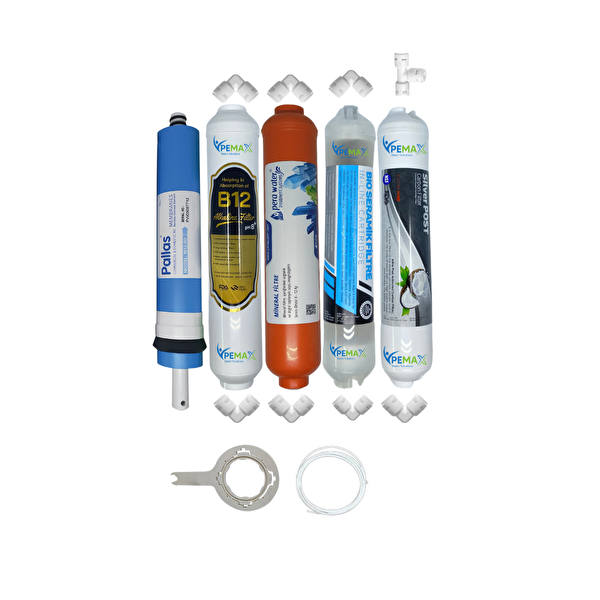 Pemax Water Solutions Pallas Mebran-B12 Alkali- Mineral-Detox Gümüş İyonlu Tatlandırıcı
