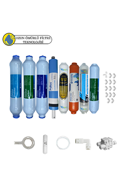 Pemax Water Solutions Fluxtek Kapalı Kasa Su Arıtma Cihazlarına Sertifikalı 8'li Pera Water Mineral Pallas Mebran