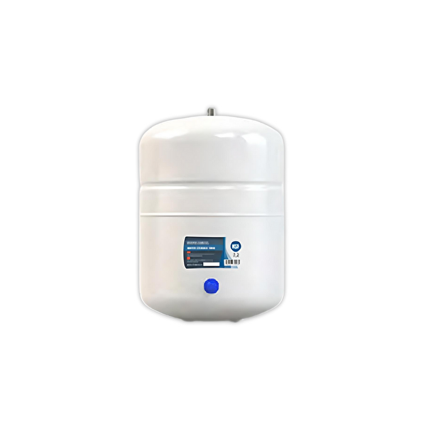 Pemax Water Solutions 2.2 galon brüt 8'LT metal krom ağızlı tank
