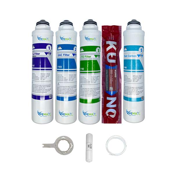 Pemax Water Solutions Kapalı Kasa Su Arıtma Cihazlarına Tak Çevir 5'li Orijinal Lg Kuno Mebran Tatlandırıcı