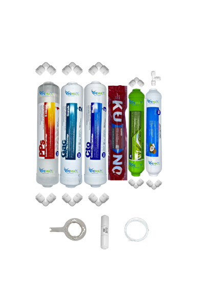 Pemax Water Solutions Kapalı Kasa Su Arıtma Cihazlarına STDMAX 6'lı Orijinal LG Kuno Mebran Alkali -Tatlandırıcı