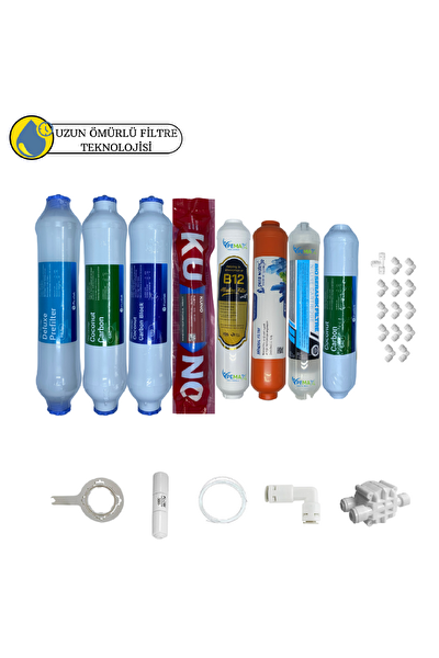 Pemax Water Solutions Fluxtek Kapalı Kasa Su Arıtma Cihazlarına Sertifikalı 8'li Pera WaterMineral Orijinal Lg Kuno Mebran
