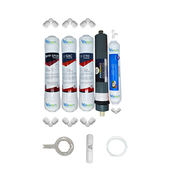 Pemax Water Solutions Kapalı Kasa Su Arıtma Cihazlarına Ecomax 5'li Platinium Mebran Mineralli Tatlandırıcı