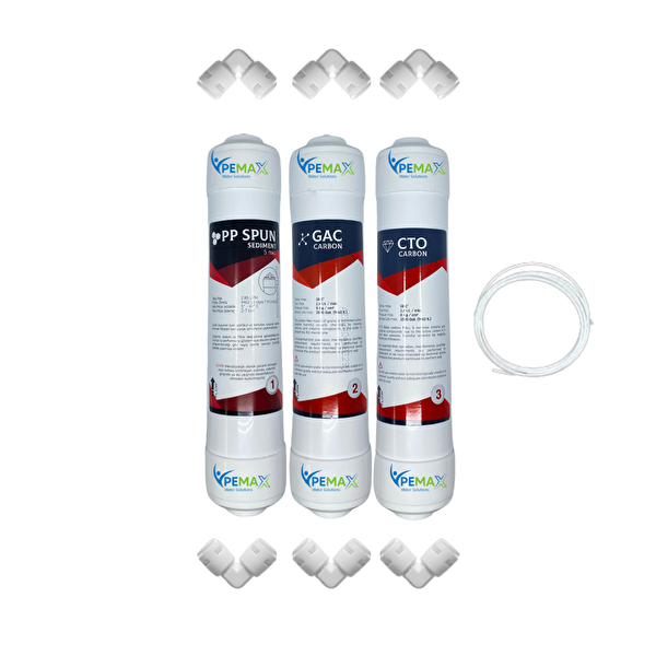 Pemax Water Solutions Kapalı Kasa Su Arıtma Cihazlarına Ecomax 3'lü