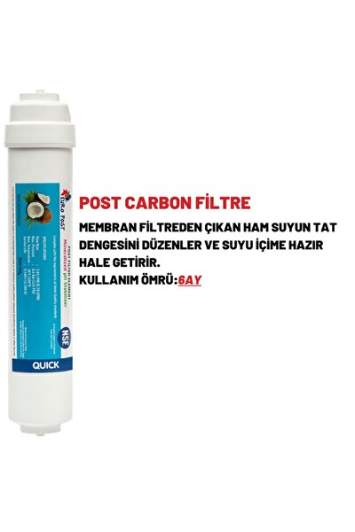 Sulook 10'' Dublex(Çiftli) Tesisat Tipi Su Arıtma Filtre Kabı 1'' (1 Parmak)
