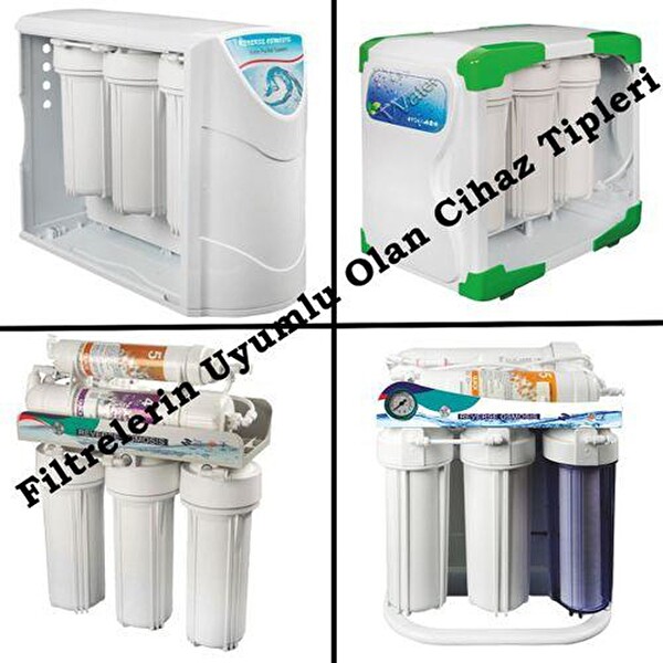 Sulook Açık Kasa Su Arıtma Cihazı Tam Set (7 Filtre)Alkali Ve Mineral Filtre İlaveli