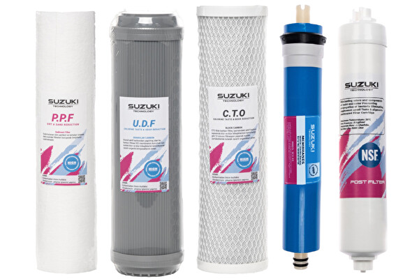 Sulook Açık Kasa Su Arıtma Cihazı Tam Set (7 Filtre)Alkali Ve Mineral Filtre İlaveli