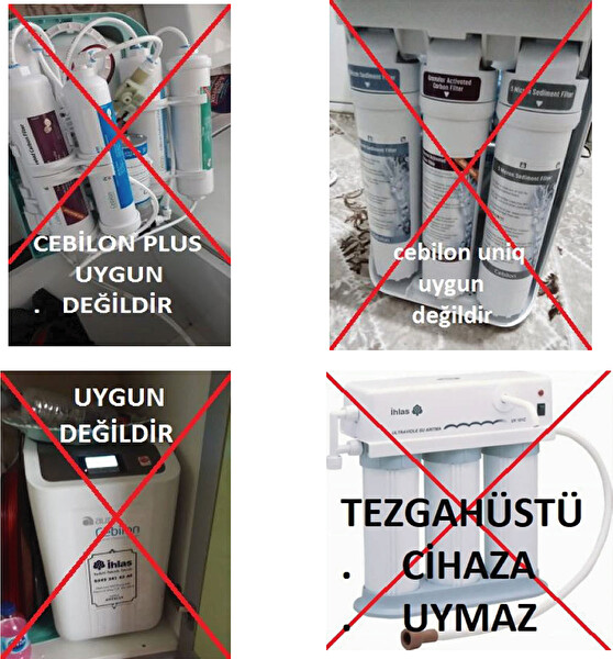 Sulook İhlas Aura Cebilon Ve Housingli Tüm Su Arıtma Cihazlarına Uyumlu 5'li Filtre Seti