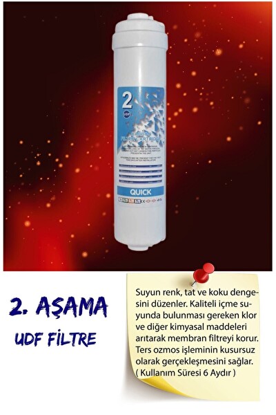 Sulook Su Arıtma Filtre Seti 3'lü Inline Set. Kapalı Kasa Cihazlar İçin