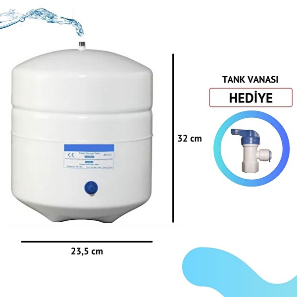 Sulook 8 L Metal Tank 2.2 Galon Su Arıtma Tankı