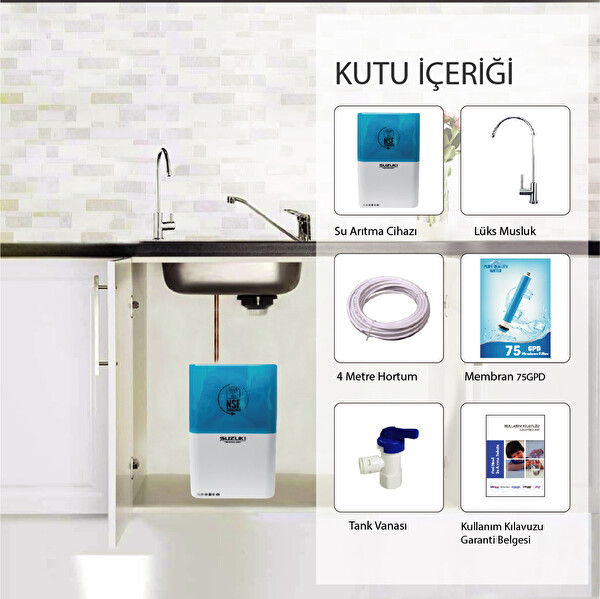 Sulook Suzuki Technology 10 Aşamalı Su Arıtma Cihazı Çevre Ve Bütçe Dostu