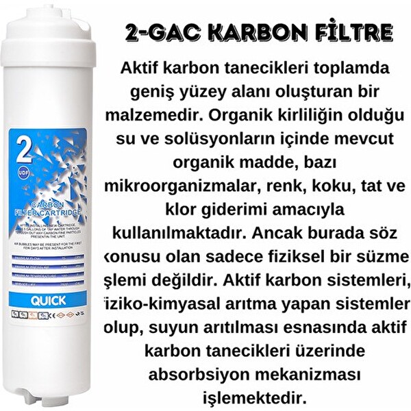Sulook LG Kapalı Kasa Su Arıtma Cihazı Filtre Seti 5 Aşamalı Lg