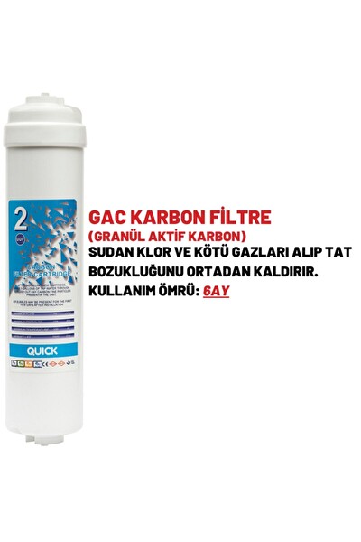 Sulook Kapalı Kasa Su Arıtma Cihazı Filtresi 6 Filtreli 75 Gpd Membranlı Set