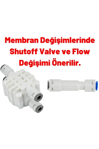 Sulook Kapalı Kasa Su Arıtma Cihazı Filtresi 6 Filtreli 75 Gpd Membranlı Set