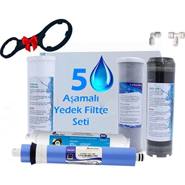 Sulook Aura Cebilon Açık Kasa Su Arıtmauyumlu 5'li Lüx 10