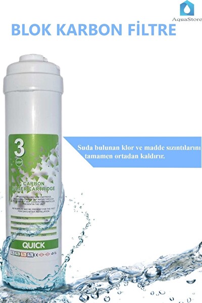 Sulook Kapalı Kasa Su Arıtma Cihazı Filtresi 5'li Set LG Membran