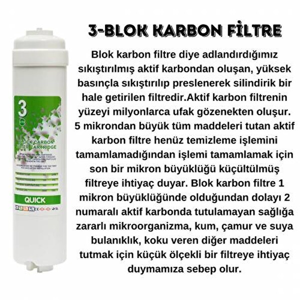 Sulook İhlas Aura Cebilon Silver Su Arıtma Cihazı Uyumlu 3'lü Filtre Set (6 Adet Dirsek Hediyeli)