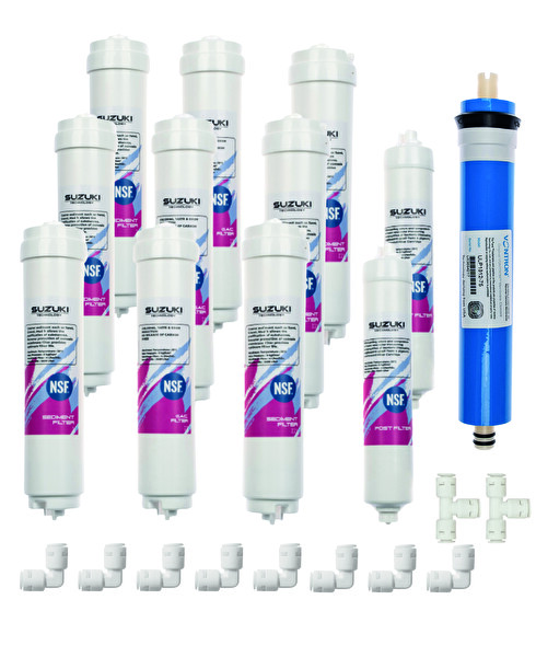Sulook İnline Su Arıtma 2 Yıllık Vontron Membranlı Set