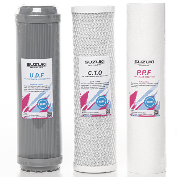 Sulook LG Açık Kasa Su Arıtma Cihazı Tam Set (8 Filtre) Mineral Detoks Ve Alkali Filtre İlaveli