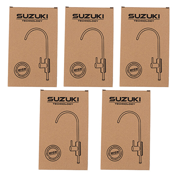 Sulook Reverse Osmosis Su Arıtma Cihazı Uyumlu İthal Lüx Musluk 5'li