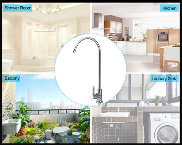 Sulook Reverse Osmosis Su Arıtma Cihazı Uyumlu İthal Lüx Musluk 5'li
