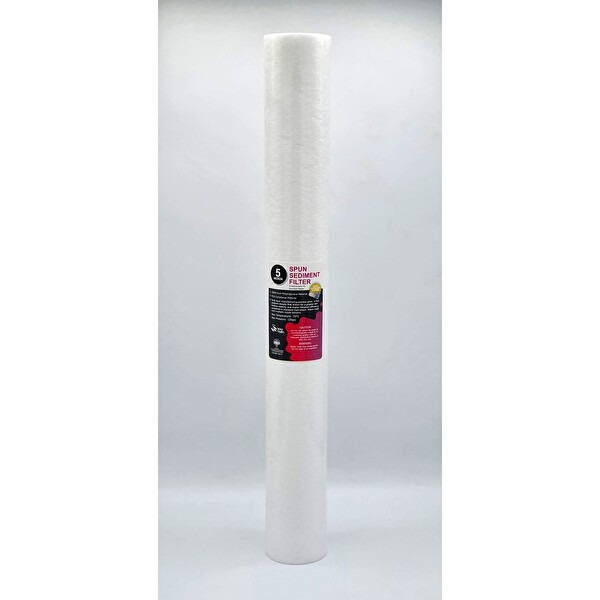 Sulook 20'' 5 Mikron Pp Spun Sediment Açık Kasa Su Arıtma Filtresi (20'' Housing Uyumlu 1. Aşama Filtre)