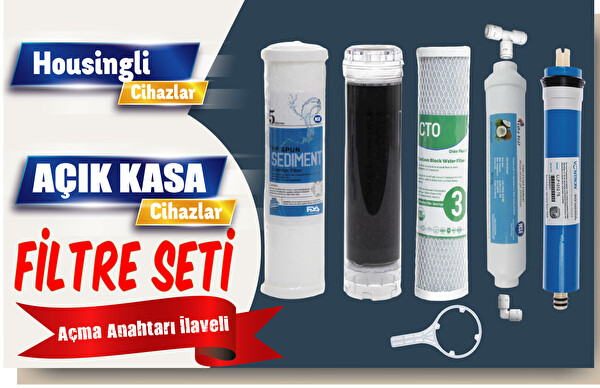 Sulook İhlas Aura Cebilon Uyumlu Su Arıtma Cihazı Filtre Bakım Seti