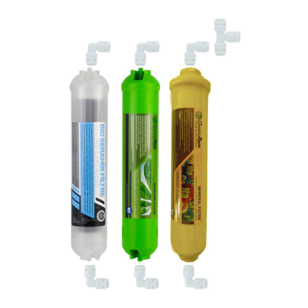 Sulook Mineral.Alkalin Detoks 3'lü Filtre Seti