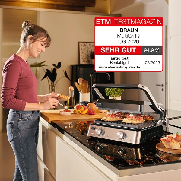 Braun CG 7020 MutliGrill 7 Contact Grill Izgara Ve Tost Makinesi
