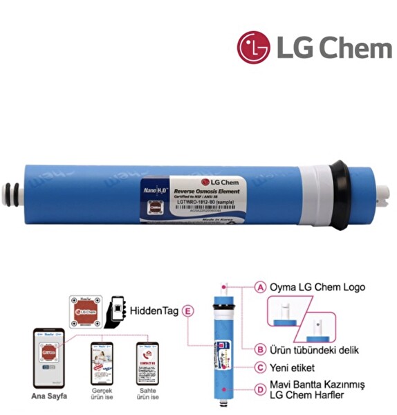 Sulook Su Arıtma Cihazı LG Membran Housing Seti