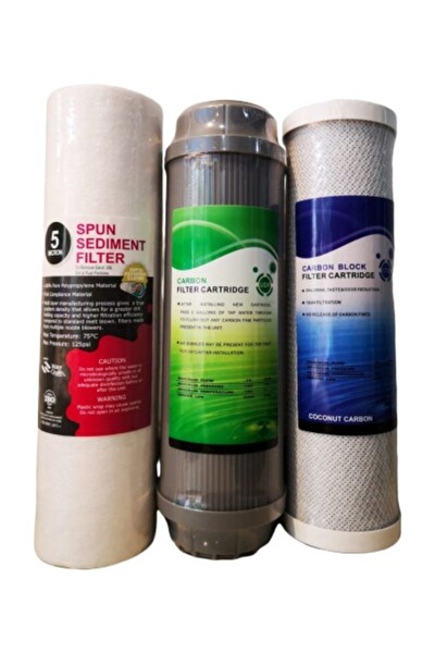 Sulook Su Arıtma Cihazı 3'lü filtre set