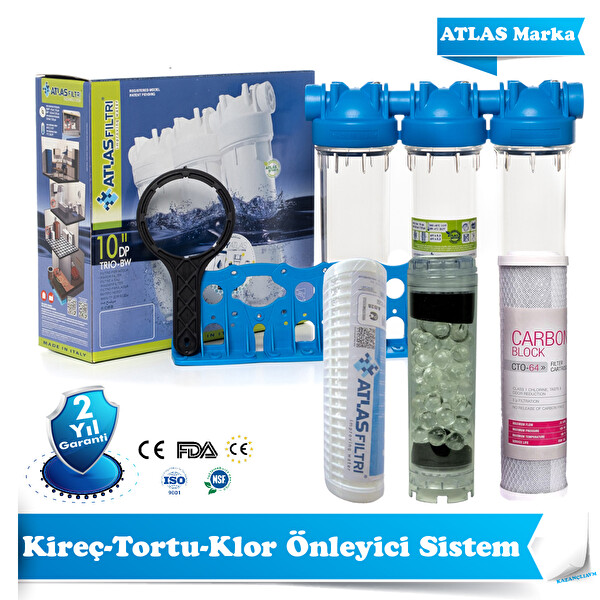 Sulook 10'' Üçlü Sulook Bina Girişi Arıtma ATLAS Marka