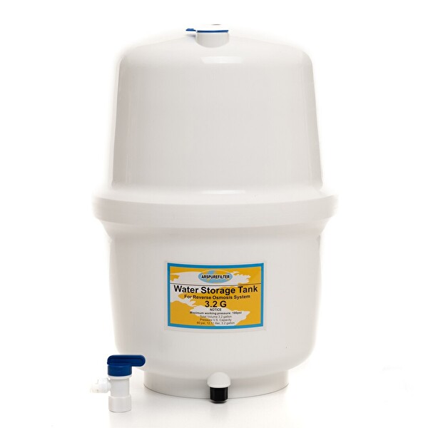 Sulook Su Arıtma Cihazı Tankı - Vana Dahil-antibakteriyel-3-2 galon -12 LT