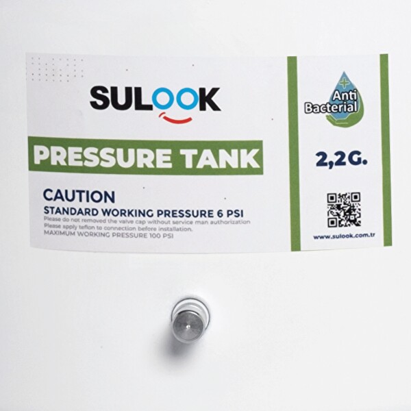 Sulook Su Arıtma Cihazı Tankı - Vana Dahil-antibakteriyel-3-2 galon -12 LT