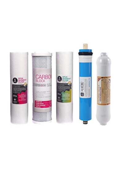 Sulook Su Arıtma Cihazı 5'li Filtre SetiEkonomik Set Vontron Membranlı