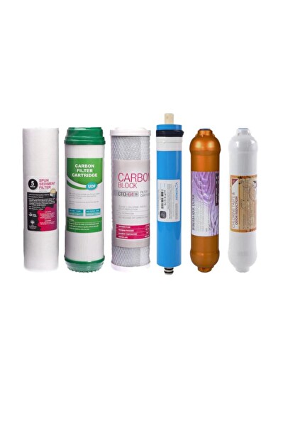 Sulook Su Arıtma Cihazı 6'lı Filtre SetiVontron Membranlı Gold Mineral Filtreli