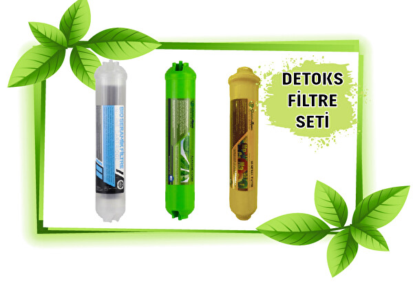 Sulook Lotto Filters Mineral-alkalin Detoks 3'lü Filtre Seti