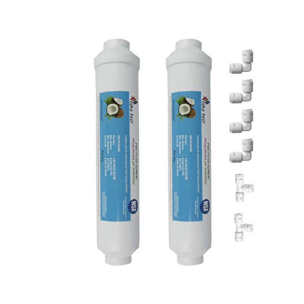 Sulook Reverse Osmosis Tezgahaltı Su Arıma Cihazı Tatlandırıcı Son Karbon Filtre 2'li