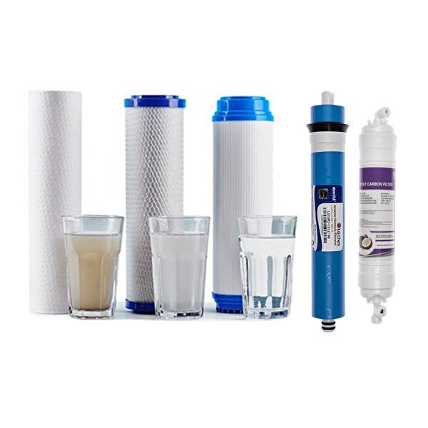 Sulook Açık Kasa ARITMA CİHAZLARINA UYUMLU 6'LI Filtre Seti LG Membranlı