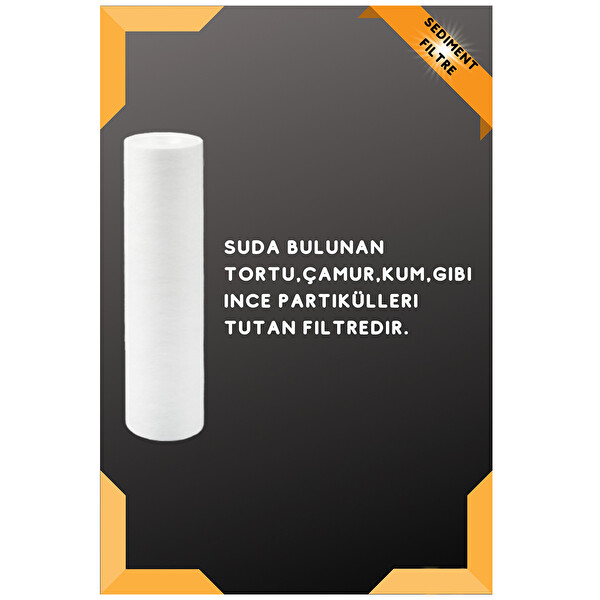 Sulook Açık Kasa Su Arıtma Cihazı Filtresi Ekonomik Paket 10 Takım