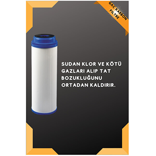 Sulook Açık Kasa Su Arıtma Cihazı Filtresi Ekonomik Paket 10 Takım