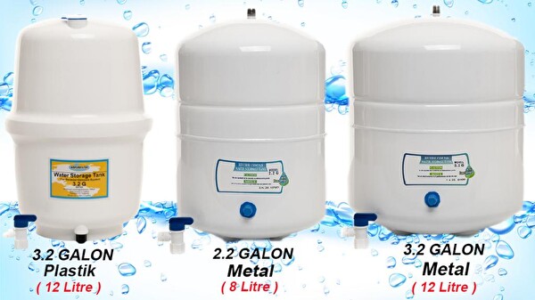Su Artıma Cihazı 2.2 Galon Metal Tank 8 LT