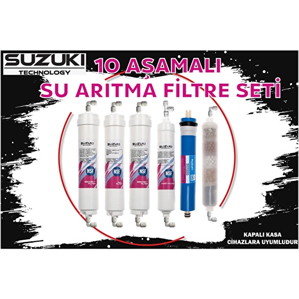 Sulook Suzuki Technology Tüm Kapalı Kasa Su Arıtma Için 10 Aşama Filtre