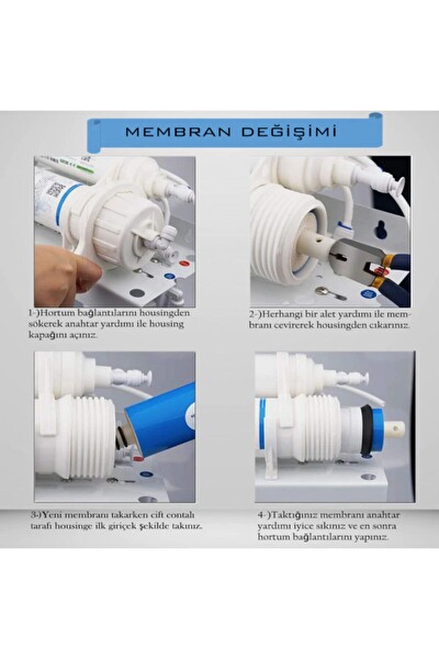 Sulook Su Arıtma Cihazı LG Membran Ve Membran Kabı Yenileme Seti